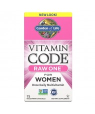 Vitamin Code RAW ONE Women - multivitamín pro ženy - 75 kapslí
